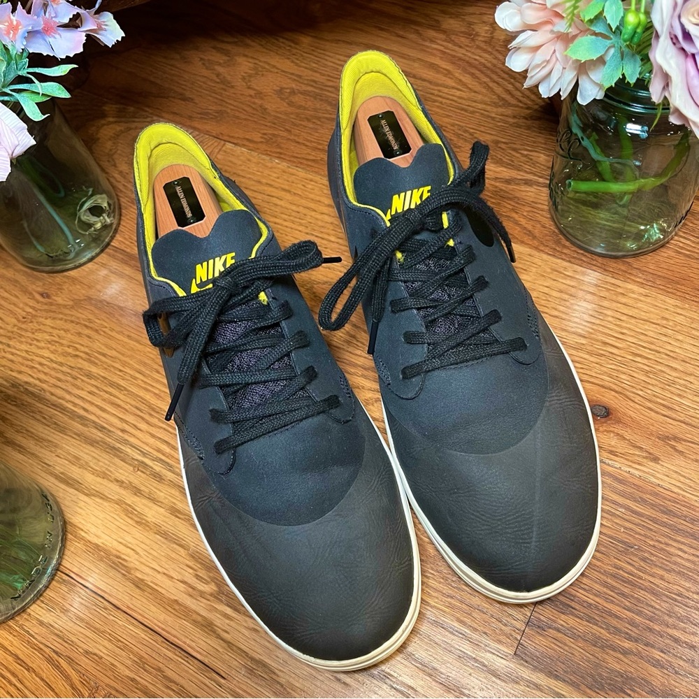 Men’s👟NIKE ✔️Lunar One Shot SB in Black/Tour Yellow Size 10